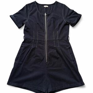 Gilli Black Short Sleeve Romper